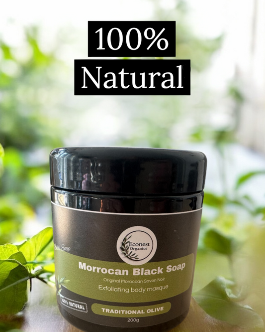 Back in Stock - Moroccan Black Soap 200g