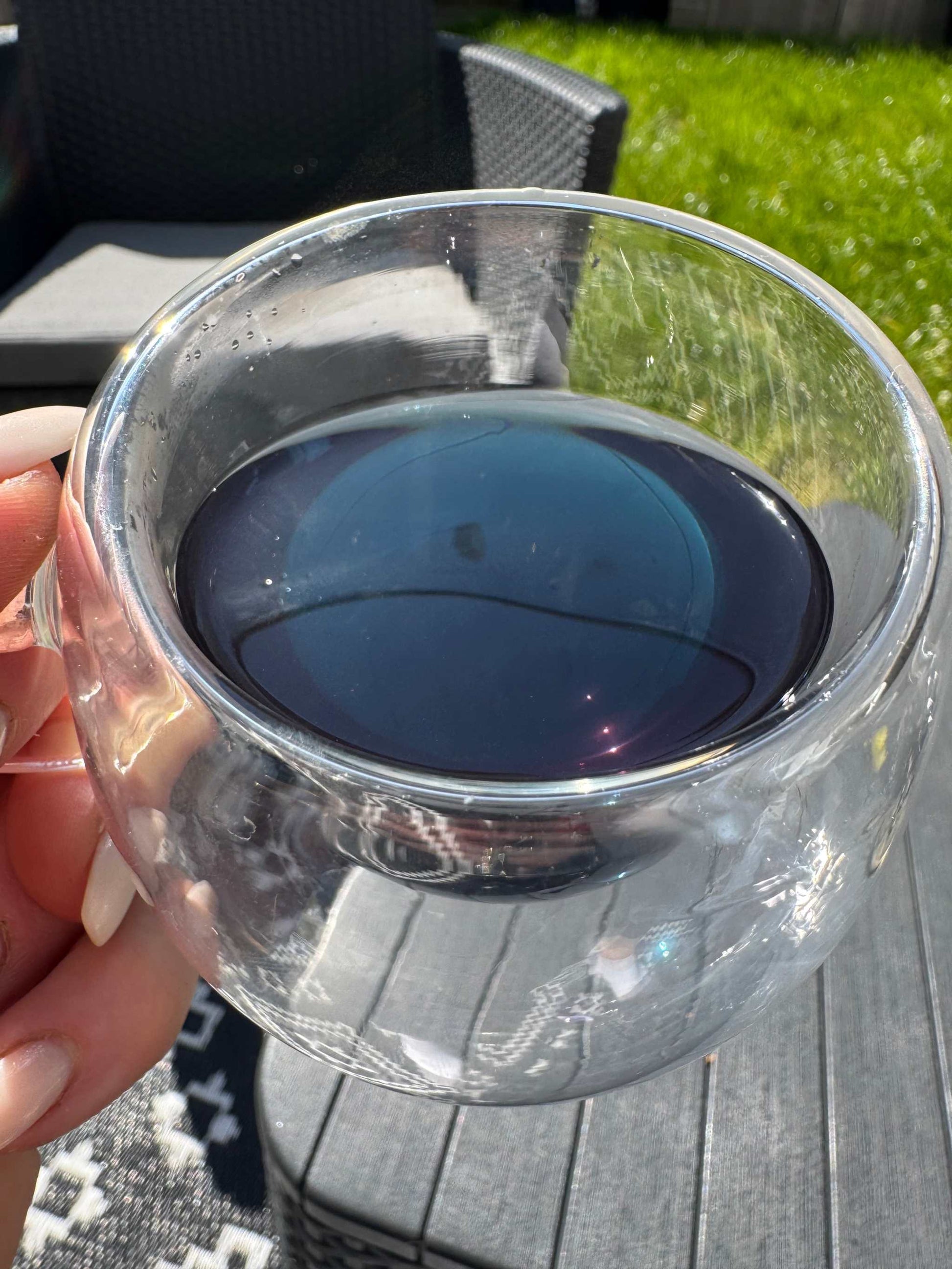 Organic Blue Butterfly Tea cup