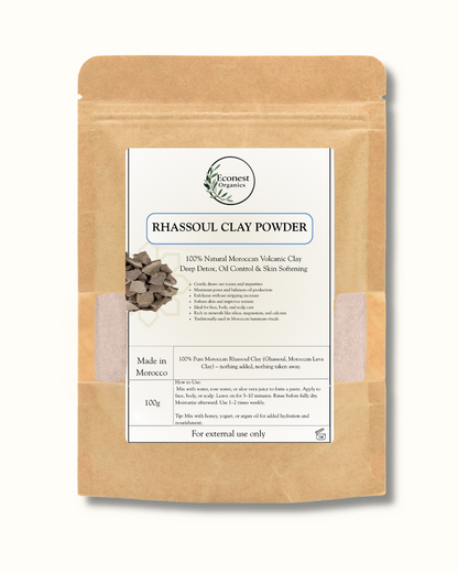 Rhassoul Clay (Ghassoul, Moroccan Lava Clay)